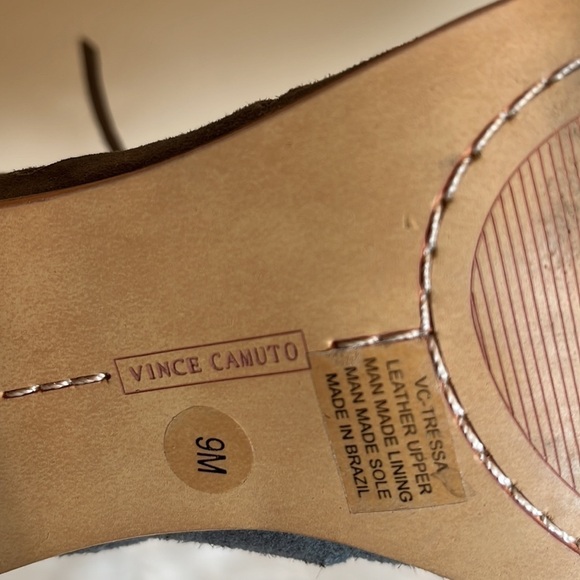 Vince Camuto Gray Open Toe Lace Shoes - Picture 12 of 14